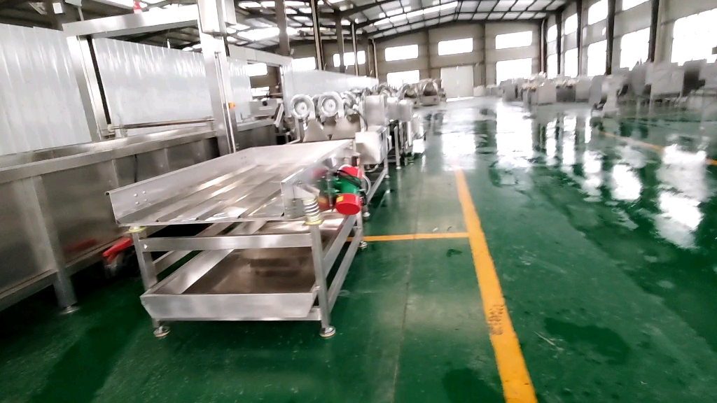 二手新鮮蔬菜清洗風(fēng)干線 凈菜加工流水線 醬菜風(fēng)干瀝水流水.